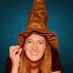 Harry-Potter-Requisiten vor der Fotobox